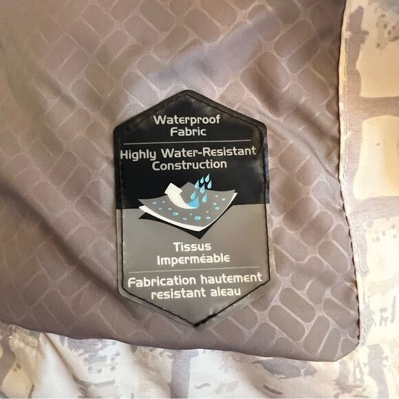 Columbia waterproof patterned jacket M - Picture 8 of 9